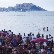 Calvi on the beach