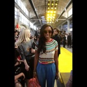 Au premier rang du défilé Sonia Rykiel