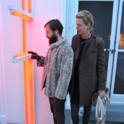 Vernissage Dan Flavin & Lionel Esteve