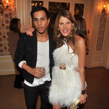 Diner Vogue x Versace/Lasserre/Olivier Rousteing - Anna Dello Russo