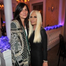 Diner Vogue x Versace/Lasserre/Emmanuelle Alt - Donatella Versace