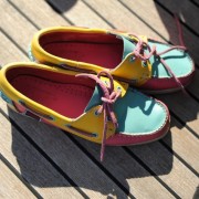 Sur la plage Schweppes, et son bateau
