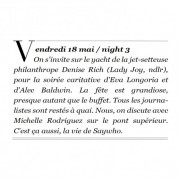 Le festival sans répit