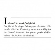 Le festival sans répit