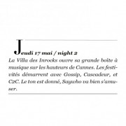 Le festival sans répit