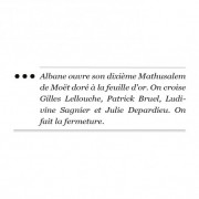 Le festival sans répit
