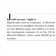 Le festival sans répit