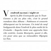 Le festival sans répit