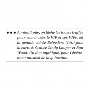 Le festival sans répit